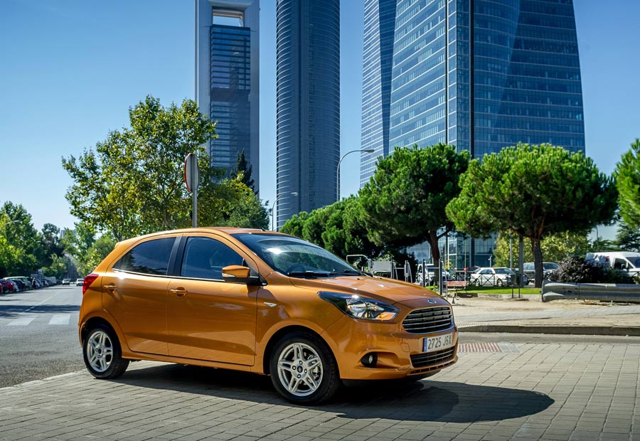 Completamente nuevo, el Ford Ka+ tiene 5 puertas y 5 plazas.