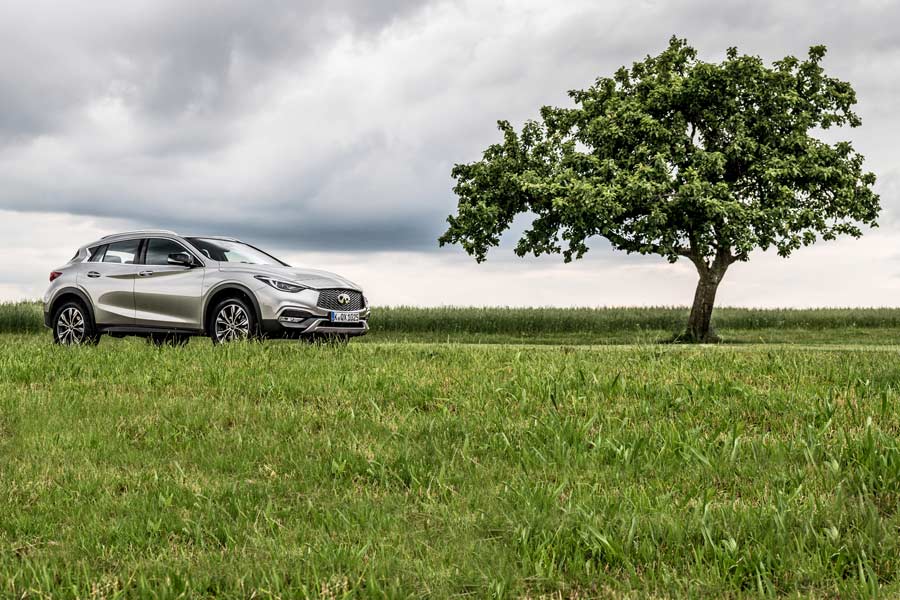 El Infiniti QX30 esta contruido sobre la plataforma del Mercedes GLA.