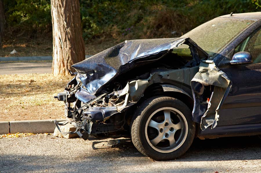 Rear or rear end collision is the leading cause of injury accidents.