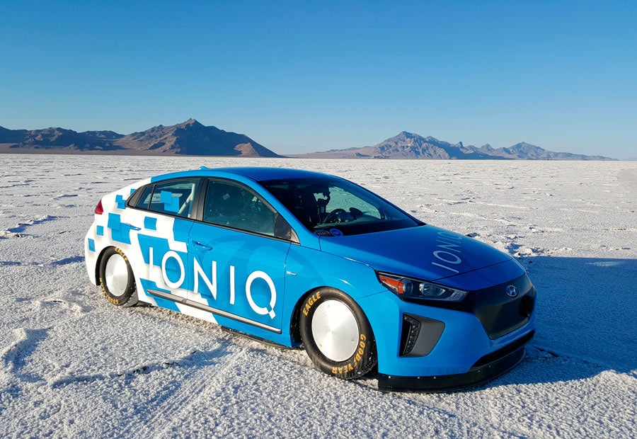 Hyundai Ioniq, récord de velocidad Hyundai Ioniq, récord de velocidad