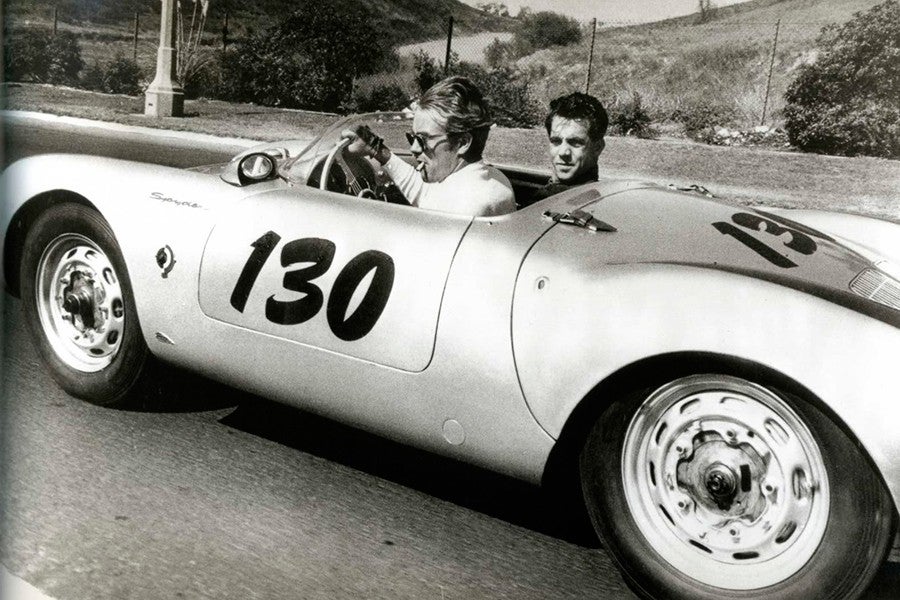 Ésta es una de las últimas imágenes de James Dean con vida.