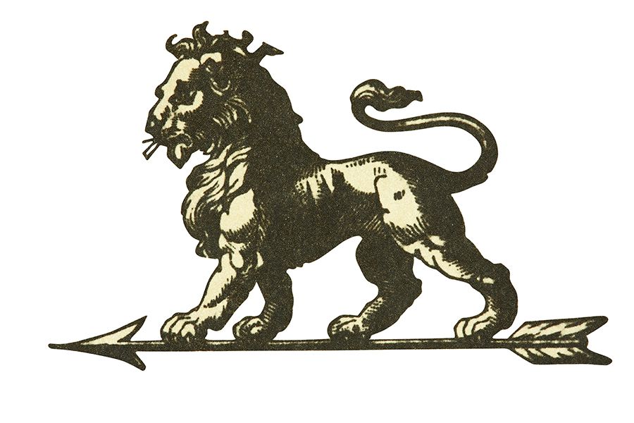 Así era la primera imagen del logo de Peugeot hace más de cien años.