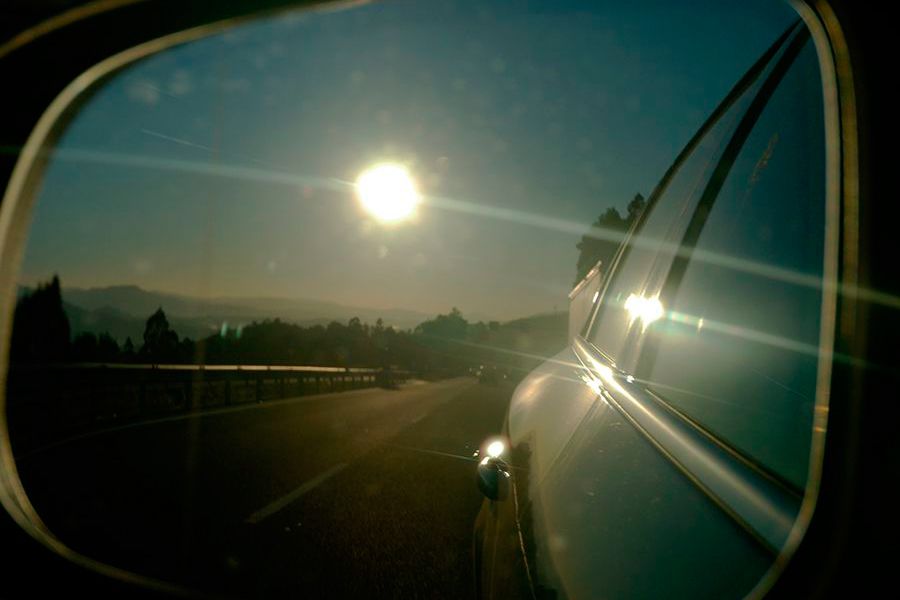 En situaciones como ésta, con las luces apagadas somos casi invisibles, aunque sea de día.