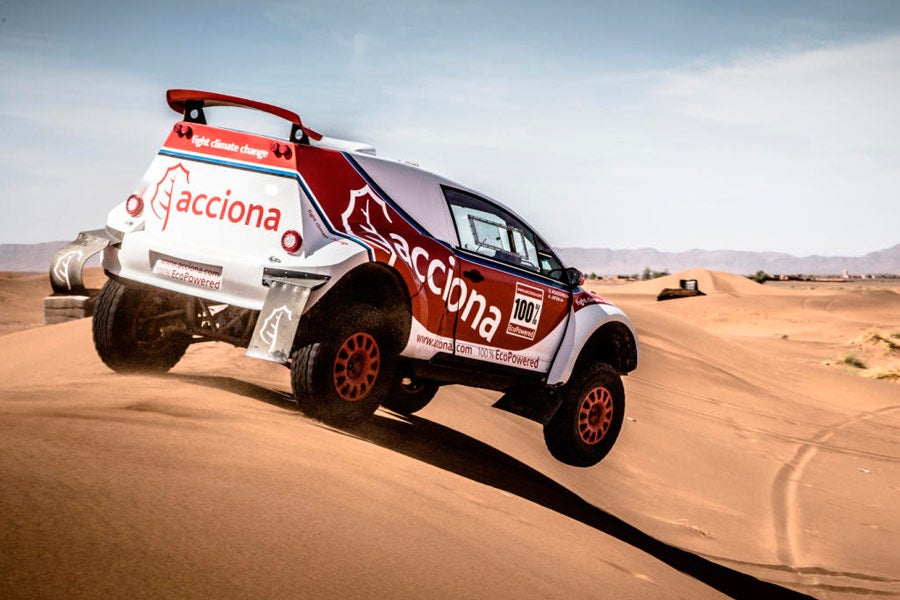Acciona Eco Powered, el vehículo 100% eléctrico del argentino Ariel Jatón.