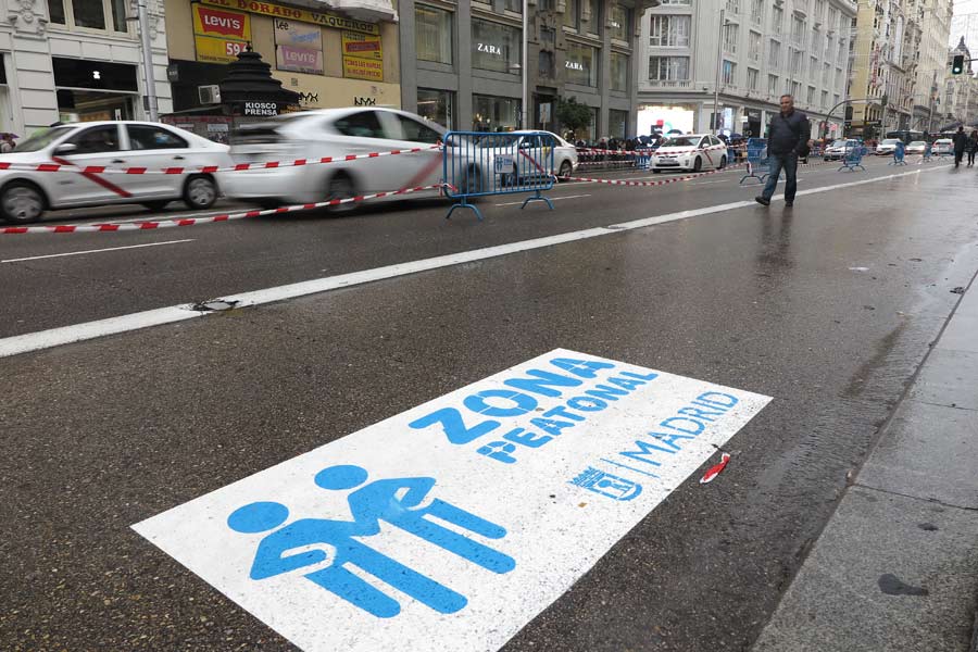 La Gran Vía de Madrid cerrará al tráfico definitivamente en junio La Gran Vía de Madrid cerrará al tráfico definitivamente en junio