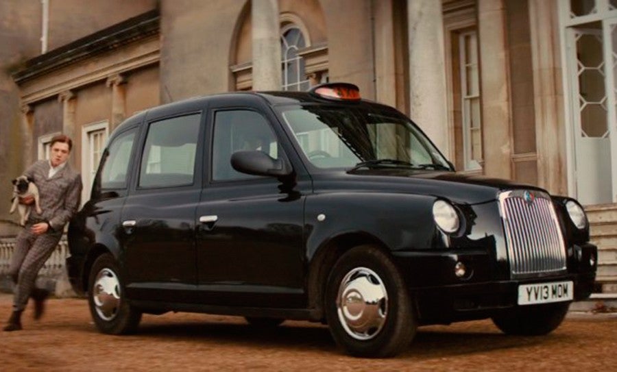 El taxi de Londres es también otro icono de las pantallas.