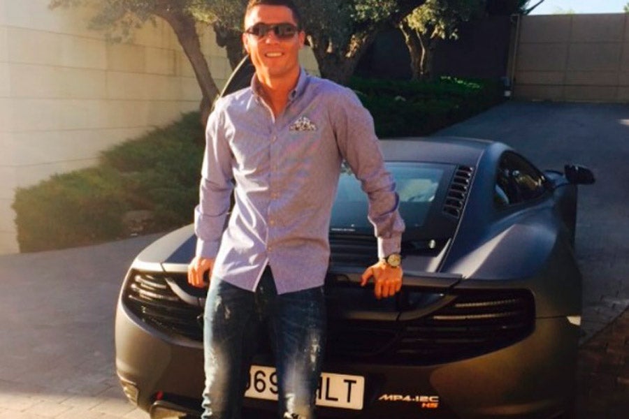 McLaren MP4-12C de Cristiano Ronaldo McLaren MP4-12C de Cristiano Ronaldo