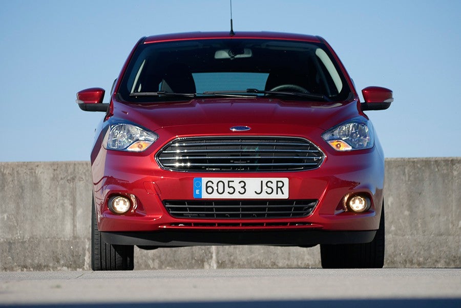El Ford Ka+ no es tiene un diseño tan rompedor como el Ka, pero es atractivo.