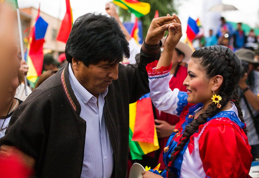Evo Morales.