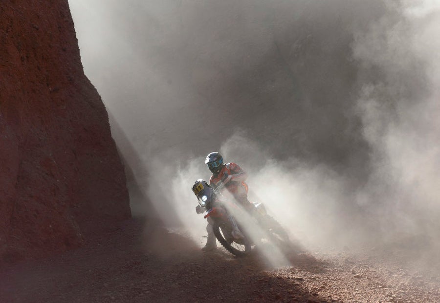 Moto en navegación.