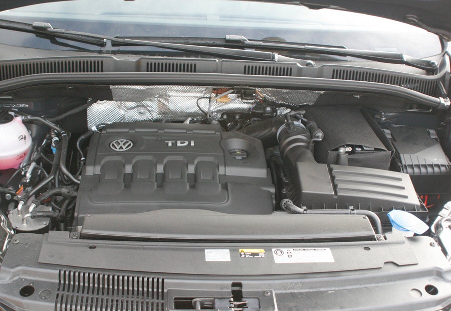 El motor TDI de 150 CV ha ganado 10 CV con respecto al anterior y 20 Nm de par máximo.