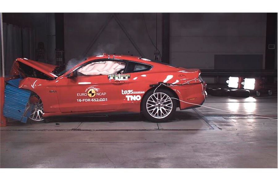 El Mustang ha obtenido bajos resultados debido a que carece de sistemas de asistencia a la conducción.