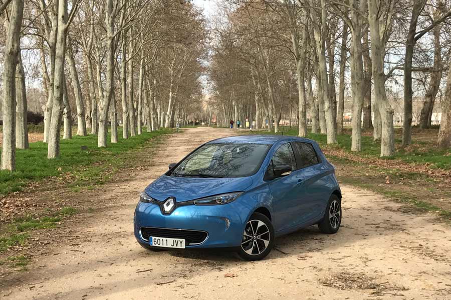 Exterior del Renault Zoe.