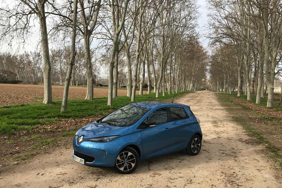 Exterior del Renault Zoe.