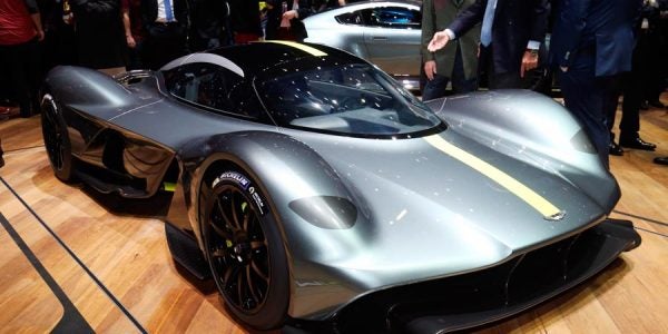 Aston Martin Valkyrie en Ginebra.