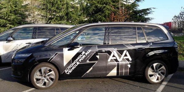 El Grupo PSA inicia sus pruebas de coches autónomos en París