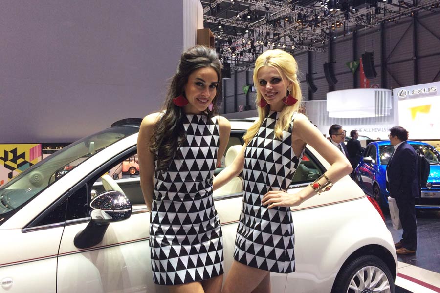 Las chicas del Salón de Ginebra 2017 Las chicas del Salón de Ginebra 2017