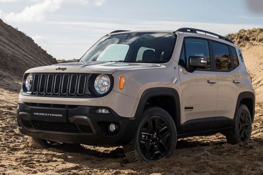 La edición especial Jeep Renegade Deserthawk está basada en el acabado Trailhawk.