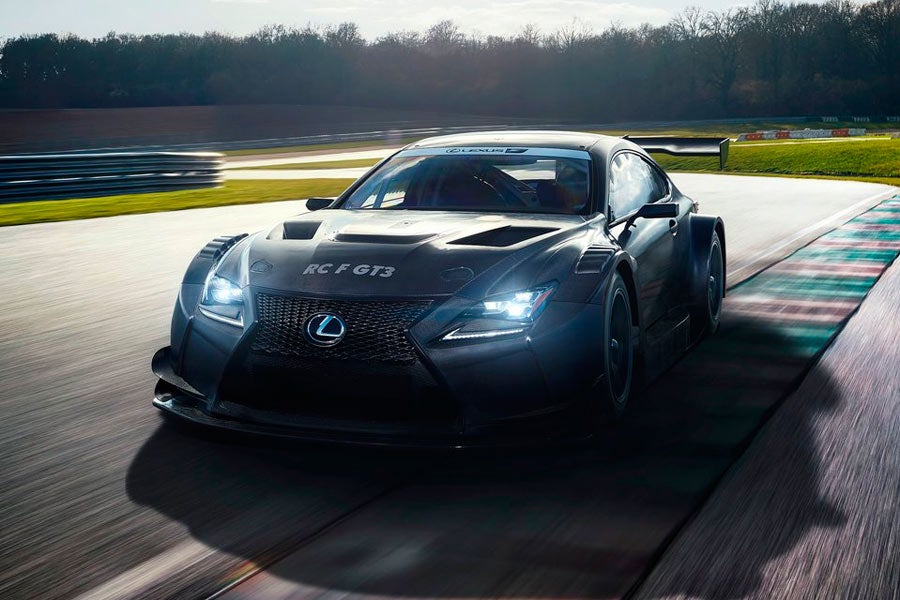 EL Lexus RC F GT3 correrá en Estados Unidos, Japón y Europa.