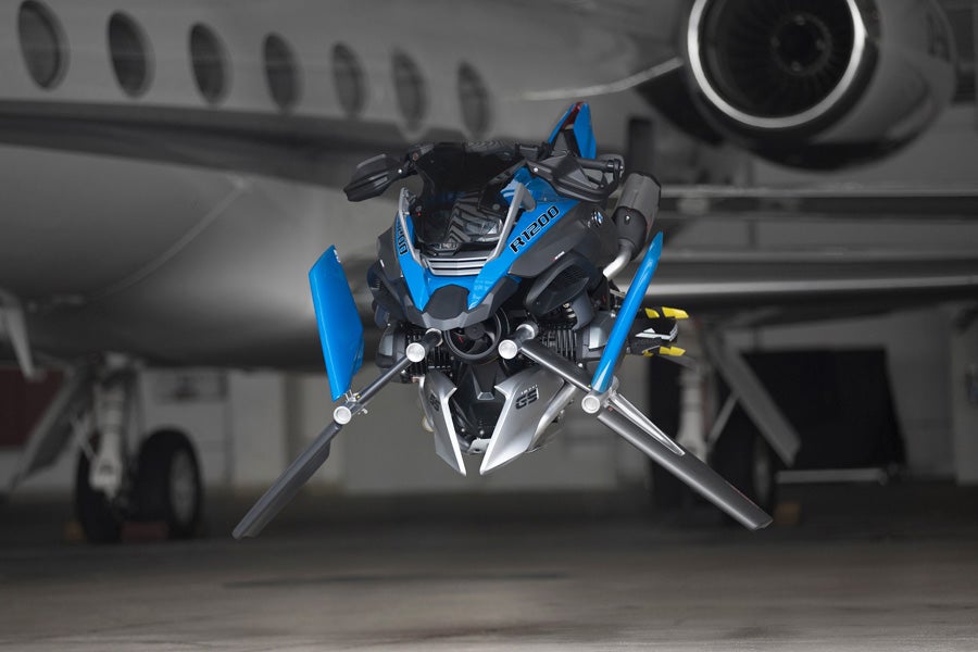 La moto voladora que podría dejar de ser un concept La moto voladora que podría dejar de ser un concept