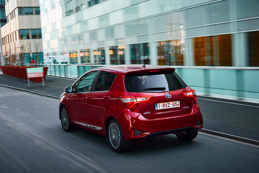 El Yaris es la único coche híbrido del segmento B.
