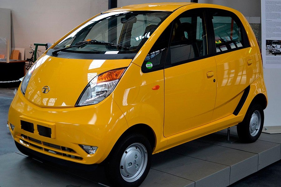 El Tata Nano no se llegó a comercializar por problemas de seguridad.
