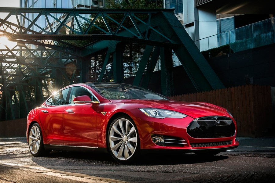 El Model S tiene una silueta muy deportiva.