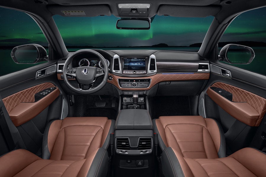 SsangYong Rexton interior.
