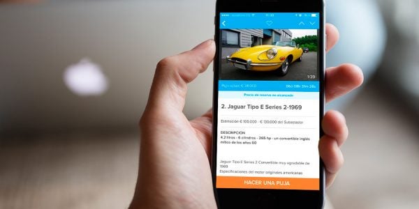 Catawiki cuenta con aplicación para iPhone y dispositivos Android.