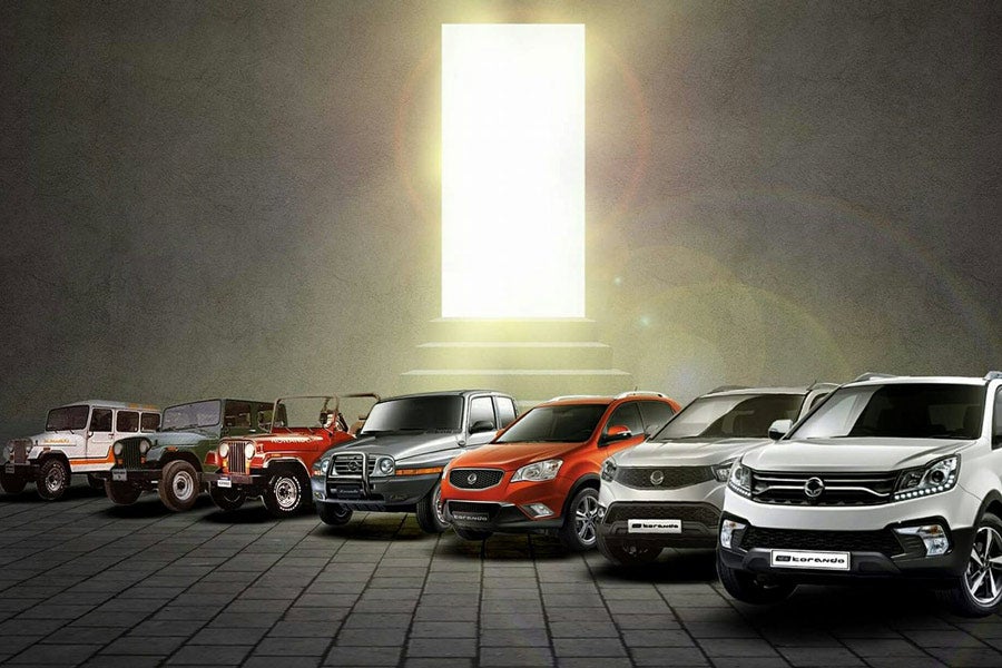Estas son las cinco generaciones del Korando, que se fabrica desde el año 1974.
