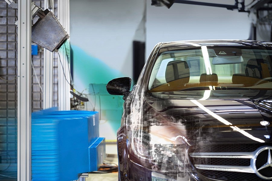 Daimler emplea rayos X para investigar los crash test Daimler emplea rayos X para investigar los crash test