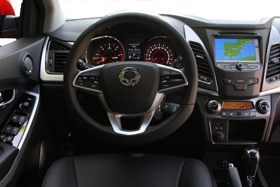 El interior del Korando tiene una gran habitabilidad para sus ocupantes.