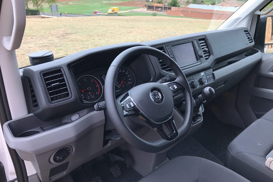 Interior del nuevo Crafter.