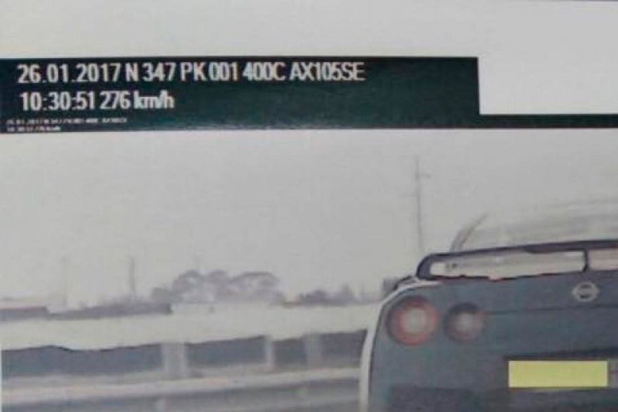 En enero de este año fue cazado en Almería un Nissan GT-R a 276 km/h.