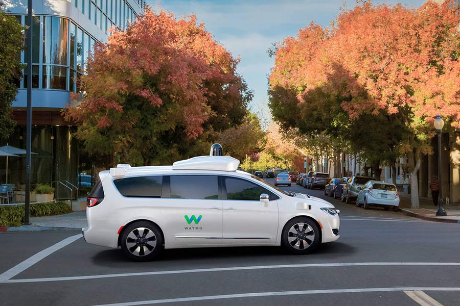 Proyecto Waymo en el que cooperan Google y el Grupo FCA.