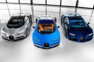 El Bugatti Chiron es el coche de calle más rápido del mundo con 498 km/h.