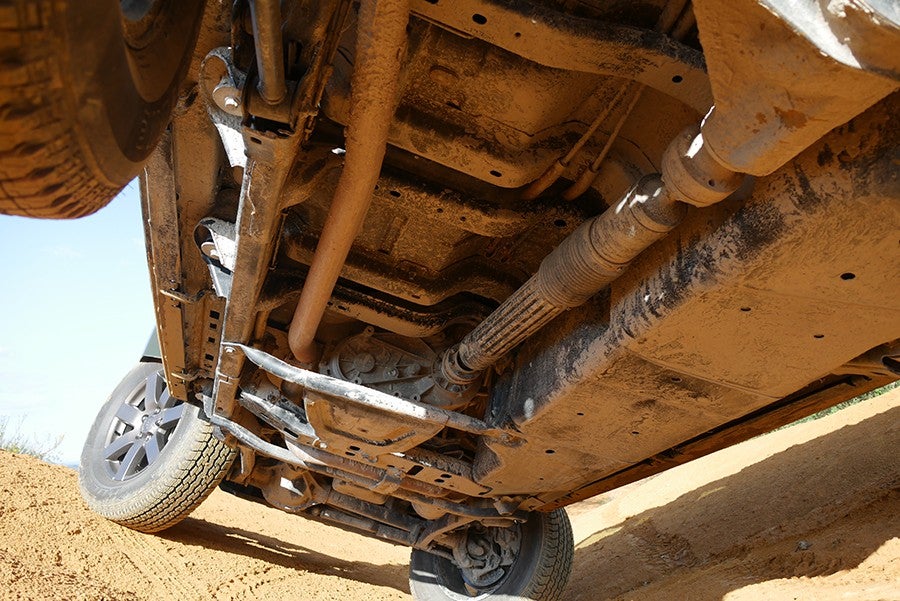 El Wrangler tiene un chasis muy robusto.