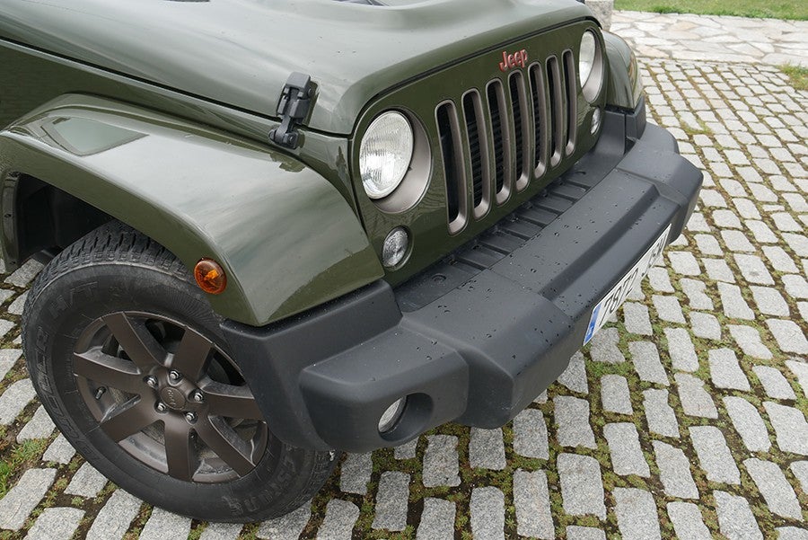 El frontal del Wrangler es lo más parecido del modelo actual al Willys original.