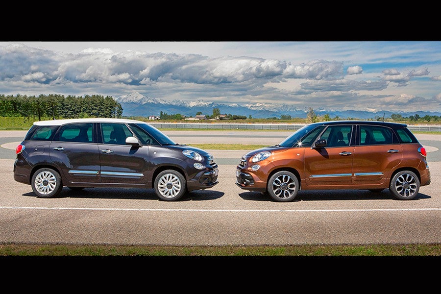 Las dos siluetas del Fiat 500L se ponen al día en 2017.