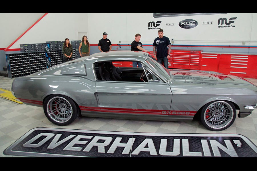 Ford Mustang en Overhaulin'.