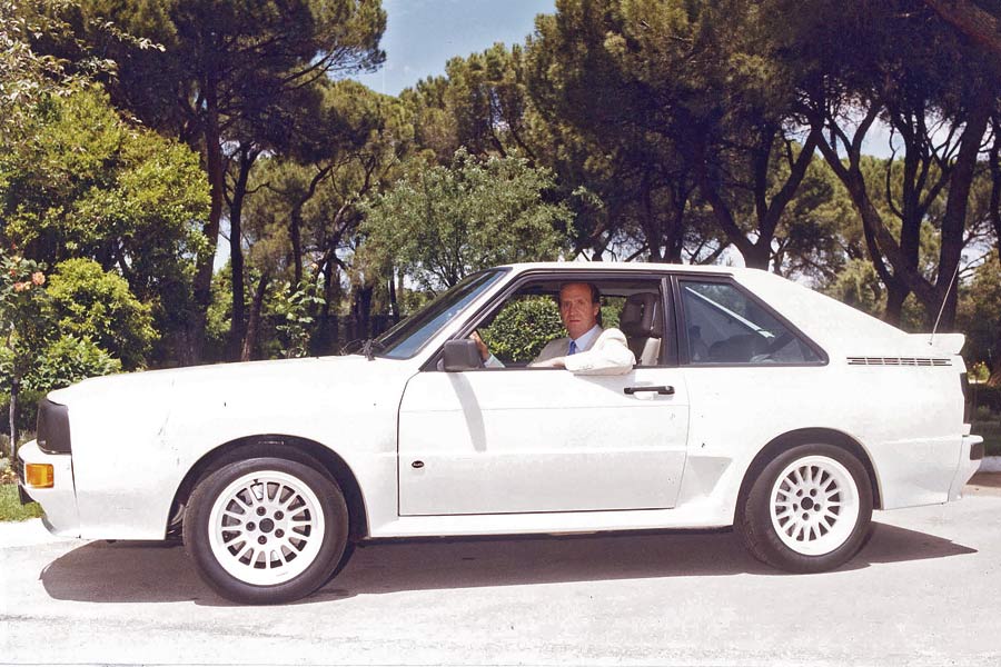 El Rey Emérito, Don Juan Carlos de Borbón, fue propietario de dos auténticas maravillas de Ingolstadt: un Audi Quattro y este Sport Quattro.