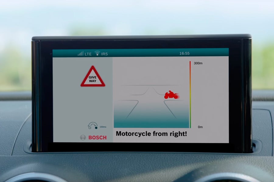 Bosch está trabajando en un escudo de protección digital para motos Bosch está trabajando en un escudo de protección digital para motos