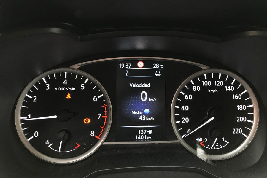 Instrumentación del nuevo Nissan Micra.