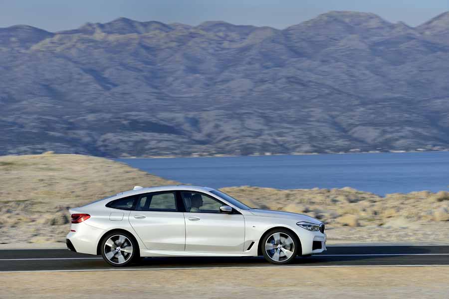 El perfil del BMW Serie 6 Gran Turismoevidencia su procedencia bávara.