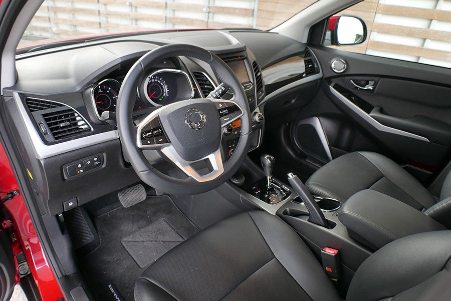 La calidad percibida ha mejorado mucho en el interior del Korando.