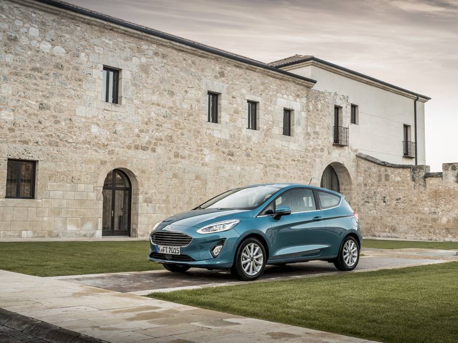 Ford Fiesta Titanium, la estética más contenida.