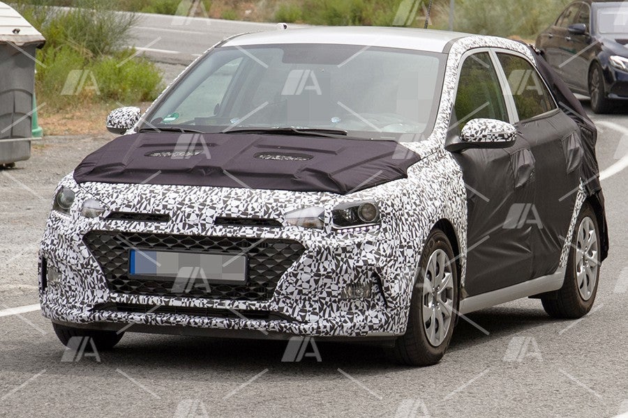 Fotos espía del renovado Hyundai i20 2018 Fotos espía del renovado Hyundai i20 2018