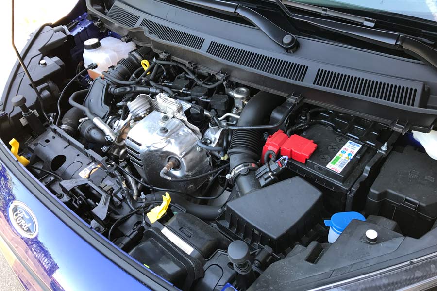 El motor 1.0 EcoBoost de 100 CV es una auténtica gozada.