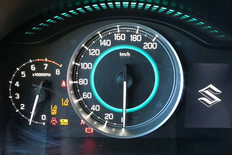 Instrumentación del Suzuki Ignis.