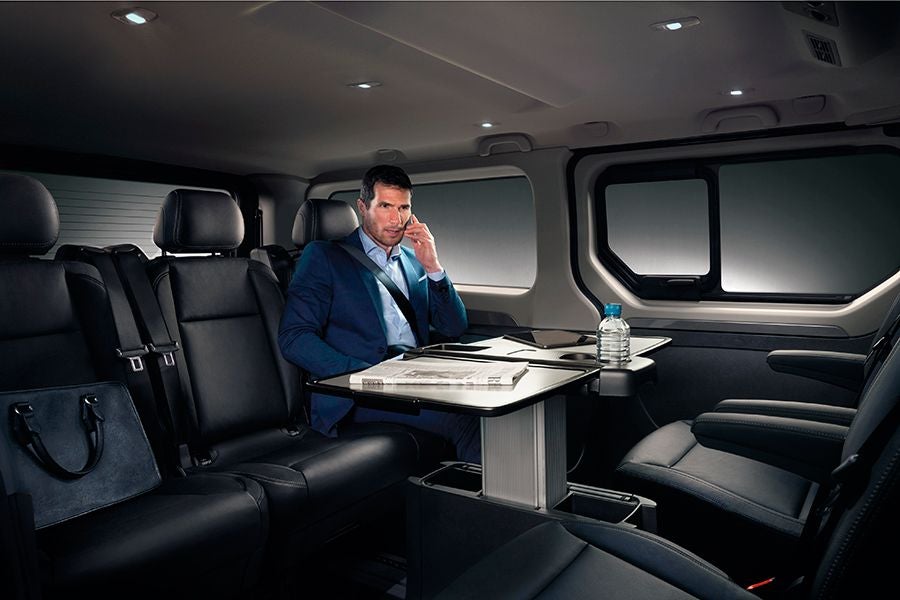 El interior del SpaceClass es muy versátil.
